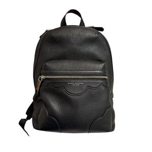 Marc jacobs “haze” black leather backpack bag